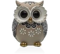 Figurine Décorative - Versa - Hibou - Multicolore - 12,5 X 9 X 15 Cm - Intérieur