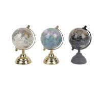 Figurine décorative Versa Mappemonde 9 x 14,5 x 8,5 cm