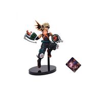 Figurine Delicate Animation My Hero Academia Bakugou katsuki Version de combat 19 cm avec tapis de souris