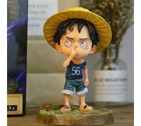 Figurine Delicate Animation One Piece Monkey D. Luffy Enfance PVC Collection modèle jouets cadeau 15 cm G