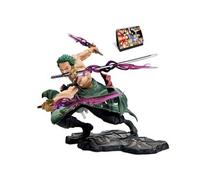 Figurine Delicate Personnages Anime One Piece Roronoa Zoro 17cm avec Calendrier One Piece 2021 en français G