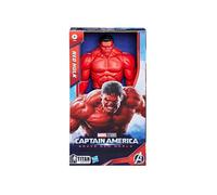 Figurine Deluxe Hulk rouge 30 cm - Heros Titan Marvel Avengers - Set Super Heros DC + 1 Carte - Jouet Garçon DC