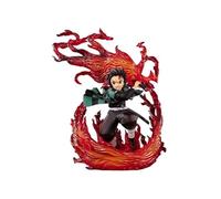 Figurine de collection GENERIQUE Figurine Demon Slayer Dieu du feu Kamado Tanjirou 25cm avec tapis de souris Demon Slayer