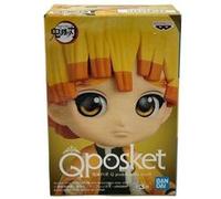 Bandai Figurine Q Posket Petit Zenitsu Agatsuma – Demon Slayer 7 cm Multicolore