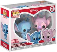 Figurine Funko POP Disney porte-clé Lilo & Stitch 2 pack Stitch & Angel Multicolore G