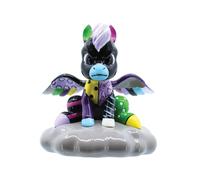 Figurine Disney Britto - Hercule - Mini Pégase Noir En Window Box