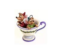 Disney Cinderella Jaq And Gus In Tea Cup Figure Multicolore