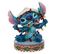 Figurine - Disney - Lilo Et Stitch - Stitch Avec Guirlandes Lumineuses - 12 cm - Mixte