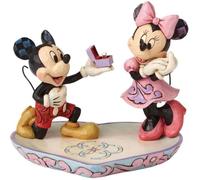 Figurine - Disney - Mickey et Minnie Mouse 'A Magical Moment' - Blanc - Traditions de Disney