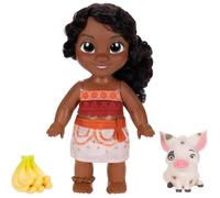 Vaiana 2 Disney - Coffret Figurines Petite sœur Simea et Le Cochon Pua - 27 Cm - Accessoires Inclus - Figurines Articulées - Ensemble Jouets - Aventures Polynsésiennes - Cadeau Enfants dès 3 Ans