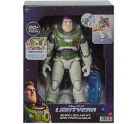 Mattel – Figurine articulée Buzz l'Éclair avec jet pack 30 cm parlante (VF), traînée de vapeur HJJ37