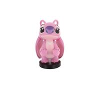 Figurine Disney Stitch Angel - EXQUISITE GAMING - Cable Guys - Support écouteurs smartphone ou petit accessoire - 20 cm