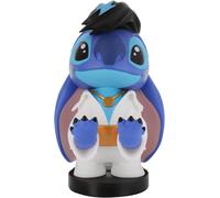 Figurine Disney Stitch Elvis - EXQUISITE GAMING - Cable Guys - Support écouteurs, smartphone ou petit accessoire - 20 cm