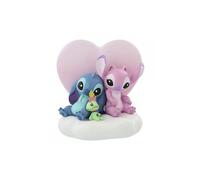 Figurine Disney Grand Jester - Lilo & Stitch - Fig Lumineuse Stitch & Lilo Coeur