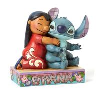 Figurine - DISNEY TRAD - LILO&STITCH CALIN - Licence Officielle Lilo et Stitch - Enesco