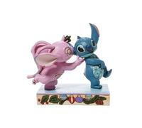 Figurine Disney Tradition - Lilo Et Stitch - Stitch & Angel Baisers Sous Le Gui