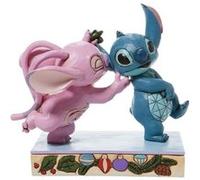 Figurine Disney Tradition - Lilo Et Stitch - Stitch & Angel Baisers Sous Le Gui G