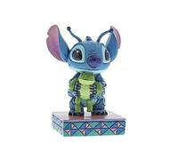 Disney Figurine Stitch avec grenouille (Disney Traditions) Résine Multicolore 9,5×5×9,5 cm
