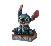 Statuette - Lilo Et Stitch - Disney Traditions Stitch Assis Et Souriant