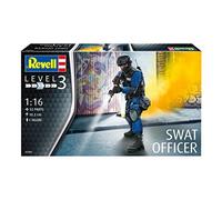 Figurine D'Officier Swat Kit En Plastique 1:16 Modèle REVELL