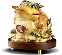 Figurine dorée Feng Shui, Statue de Fortune Statue d'Argent, Attirer la Richesse et la Bonne Chance, Décorations de Bureau