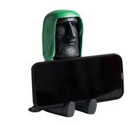 Figurine d'ornement, sculpture rétro avec support pour smartphone