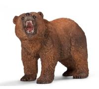 Figurine d'ours grizzly sauvage