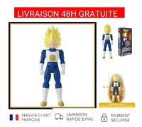 Figurine Dragon Ball Daima Super Saiyan 3 Vegeta Articulée 30cm Bandai