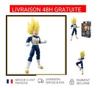 Figurine Dragon Ball Daima Super Saiyan 3 Vegeta Articulée Bandai 17cm