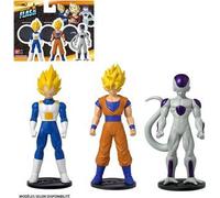 Bandai Jouet Dragon Ball Z – Pack 3 figurines Flash Series 10 cm – Multicolore Mixte