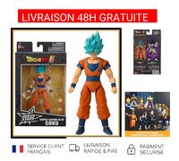 Figurine Dragon Ball Super Goku Super Saiyan Blue Articulée 17cm Bandai Dragon