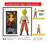 Figurine Dragon Ball Super Saiyan Goku Battle Damage 30cm Articulée Bandai
