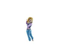 Figurine Dragon Ball Z - BANPRESTO - Android 18 - PVC - 17cm - Pour Enfant à partir de 14 ans