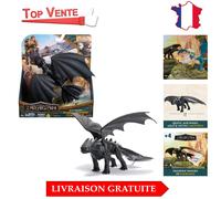 Figurine Dragon Krokmou Sonore 25 Cm