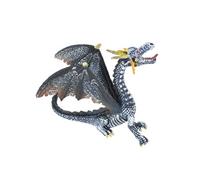 Figurine Dragon : Noir et argent