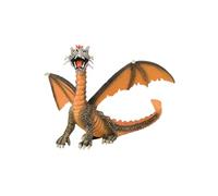 Figurine Dragon orange assis