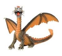 Figurine Dragon orange assis Bullyland Orange