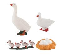 Figurine du Cycle De Vie - Processus De Croissance du Canard, Ensemble De 4 Pièces, Jouet Éducatif, Apprentissage De La Biologie, Spécimen d'animal, Poussins D'œufs, Kit D'observation D Stade De Croi