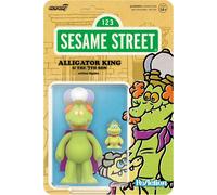 Figurine Du Roi Alligator De Sesame Street Reaction Super7 99520