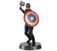 Figurine Eaglemoss Hero Collector Marvel Avengers Heavyweights Captain America Noir TU