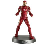 Figurine Eaglemoss - Iron Man - Heavyweights - Peinture soignée - Socle avec logo Captain America