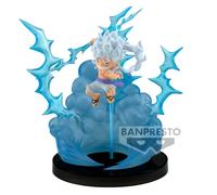Figurine Educa Borras One Piece Monkey D Luffy Gear 5 Wcf Special Bleu 6 cm