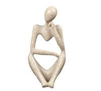 Figurine élégante en résine au design nordique unique pour n'importe quelle pièce (grès B)