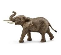 Figurine Eléphant d'Afrique mâle, 14762 Wild Life, des 5 ans Marron G