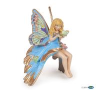 Figurine elfe enfant bleu Papo