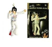 Figurine Elvis Dansant Pour Retroviseur (Blanc) Collector