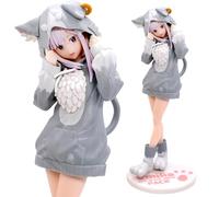 Figurine Emili-a, Re Zero Figurine, Starting Life in Another World, 8,2pouces Anime Figure, Emili-a PVC Figurine d'action Girl Jouets à Collectionner Modèle d'intérieur Ornements Les Fans d'Anime