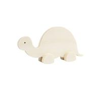 Figurine en bois à décorer - Tortue - 19 x 9,5 cm