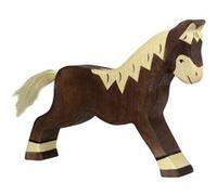 Figurine en bois Cheval foncé l HOLZTIGER Marron G