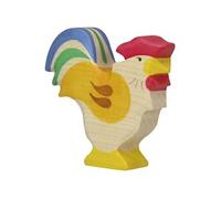 Figurine en bois Coq HOLZTIGER Multicolore G